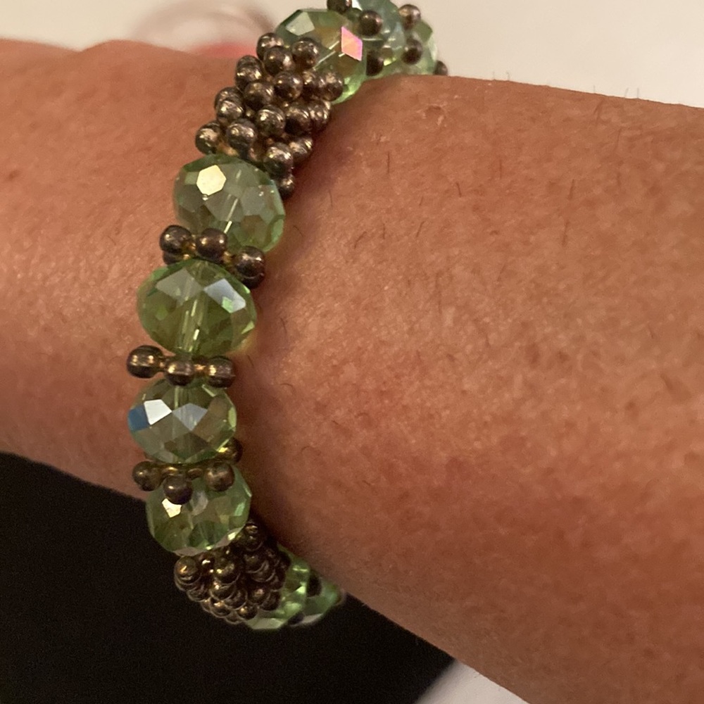 Black stone bracelets Galore and ring - Picture 5 of 8